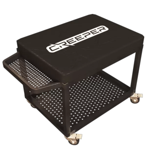 صندلی فلزی ساده چرخ دار 30 سانتی با جعبه